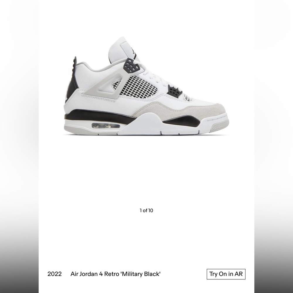 Air Jordan 4 Retro ‘Military Black’